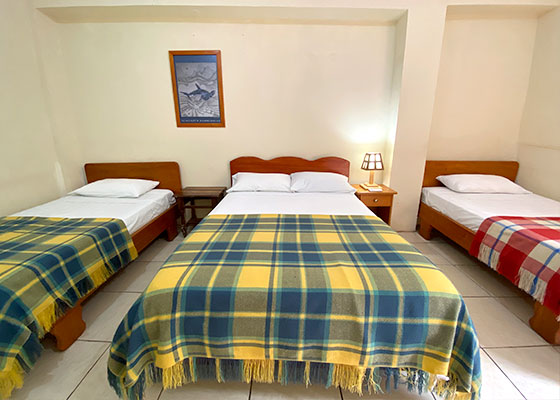 Habitación doble hotel vista al mar Galápagos
